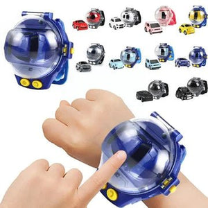 Mini Remote Control Car Watch USB Charging Watch Car Toy Dustproof - All-In-One Store
