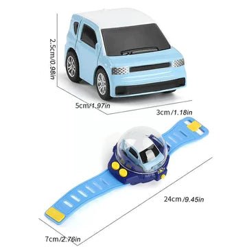 Mini Remote Control Car Watch USB Charging Watch Car Toy Dustproof - All-In-One Store