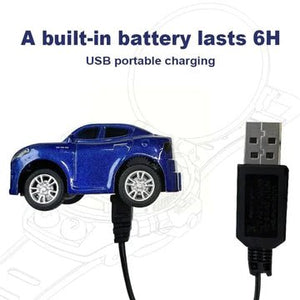 Mini Remote Control Car Watch USB Charging Watch Car Toy Dustproof - All-In-One Store