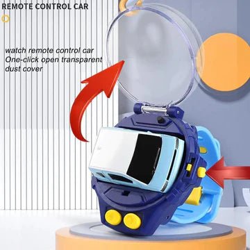 Mini Remote Control Car Watch USB Charging Watch Car Toy Dustproof - All-In-One Store