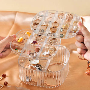 Multi-Compartment Jewelry Box - All-In-One Store
