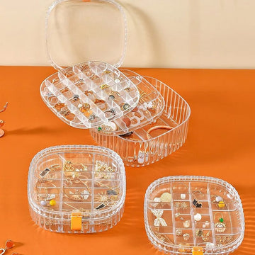 Multi-Compartment Jewelry Box - All-In-One Store