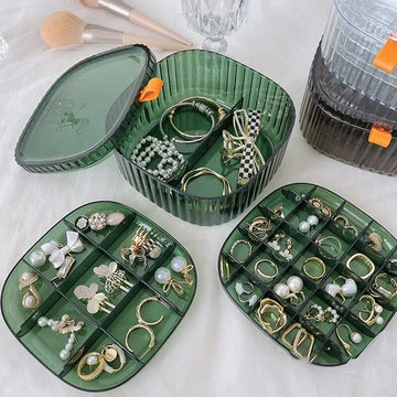Multi-Compartment Jewelry Box - All-In-One Store