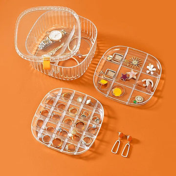Multi-Compartment Jewelry Box - All-In-One Store