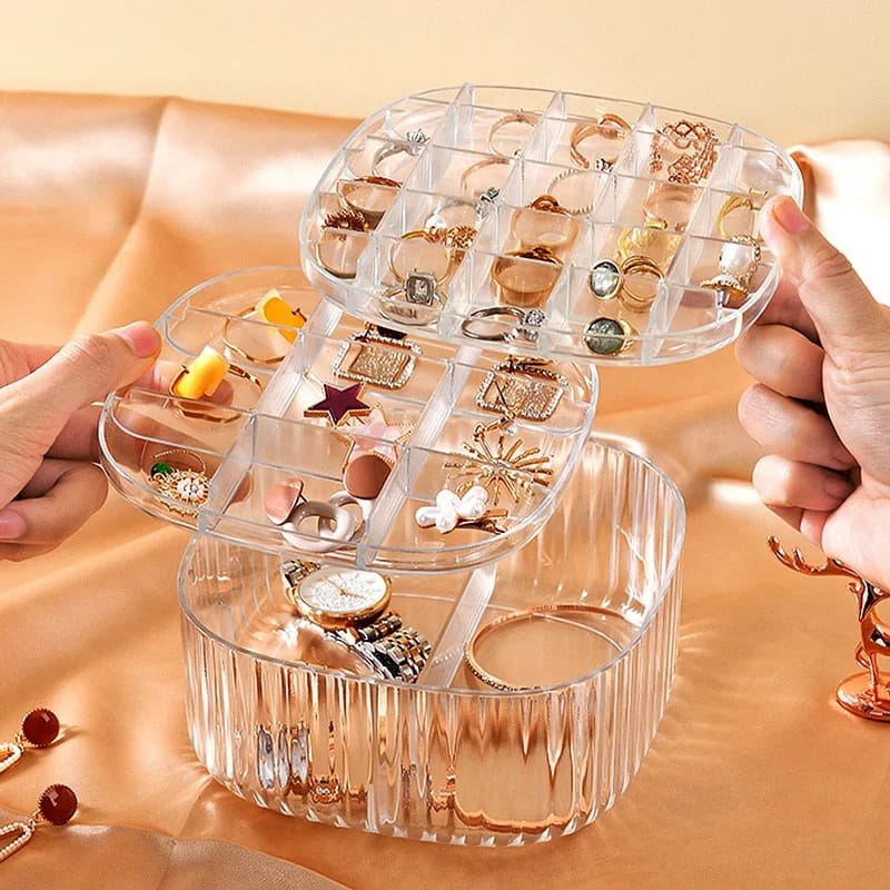 Multi-Compartment Jewelry Box - All-In-One Store