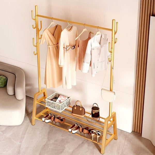 Multi-Functional Heavy Duty Bedroom Clothing Rack - All-In-One Store