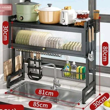 Multifunction Expandable Over Sink Rack - All - In - One Store