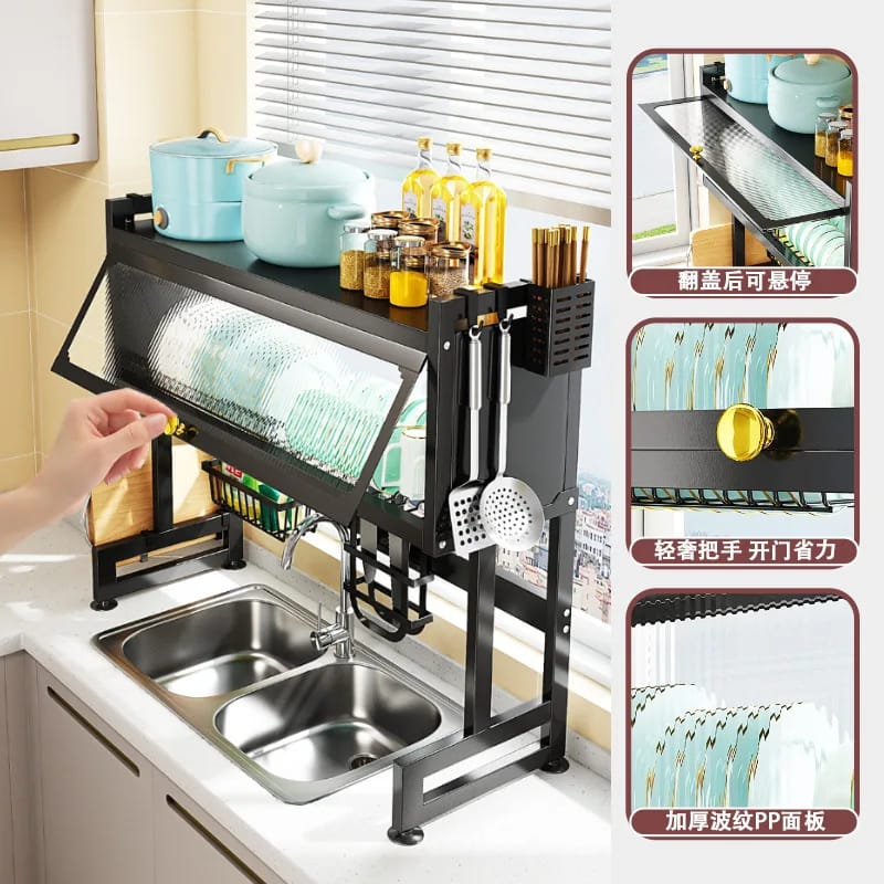 Multifunction Expandable Over Sink Rack - All-In-One Store