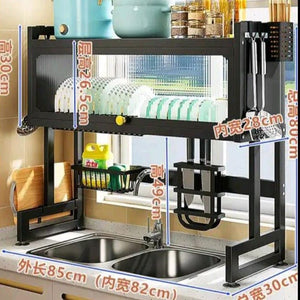 Multifunction Expandable Over Sink Rack - All - In - One Store