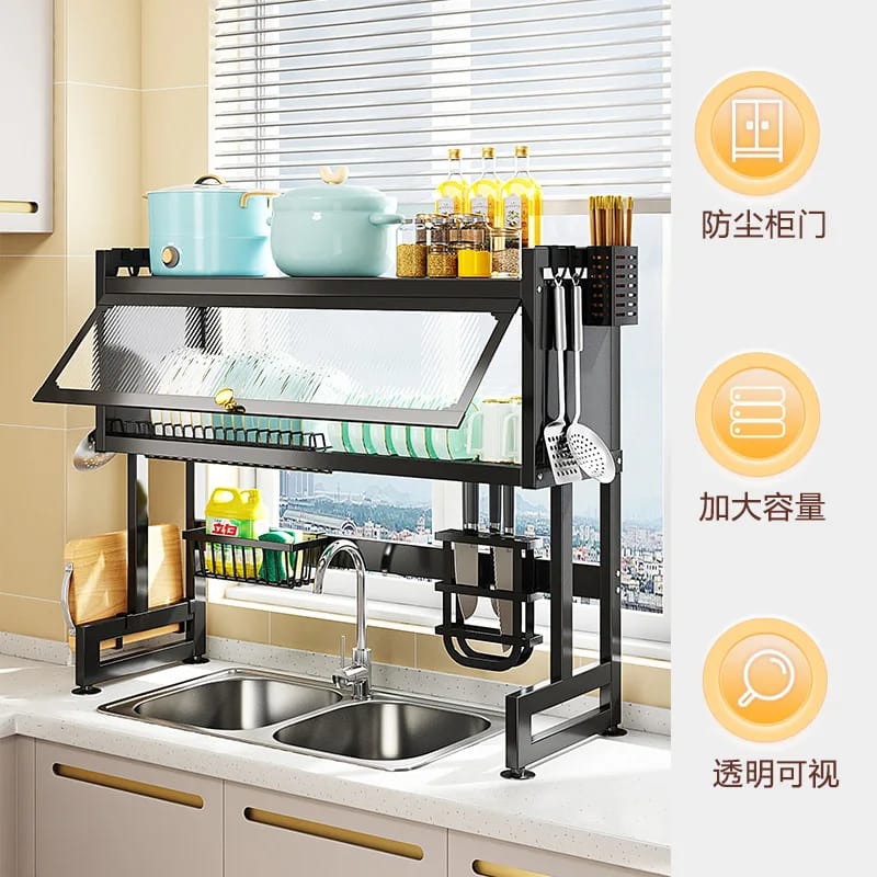 Multifunction Expandable Over Sink Rack - All-In-One Store