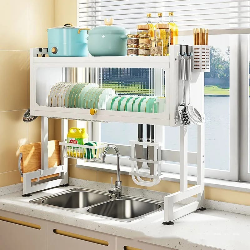 Multifunction Expandable Over Sink Rack - All-In-One Store