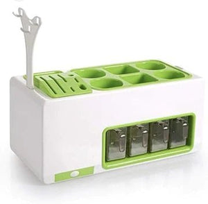 Multifunction Seasoning Rack & Knife Holder - All-In-One Store