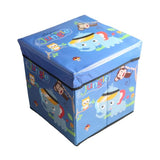 Kids Sit & Store - Foldable Cartoon Storage Box cum Seat