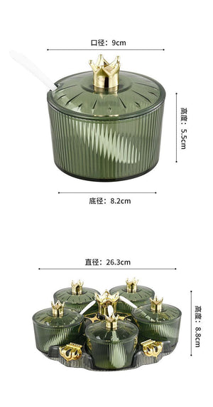 New Luxury Rotating Dry Fruit Dish - All-In-One Store