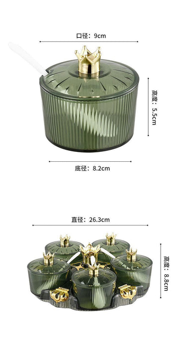 New Luxury Rotating Dry Fruit Dish - All-In-One Store