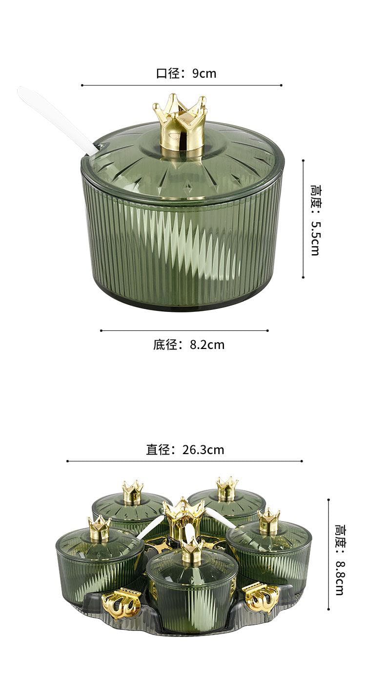 New Luxury Rotating Dry Fruit Dish - All-In-One Store