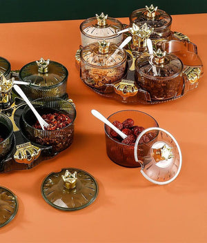 New Luxury Rotating Dry Fruit Dish - All-In-One Store
