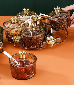 New Luxury Rotating Dry Fruit Dish - All-In-One Store