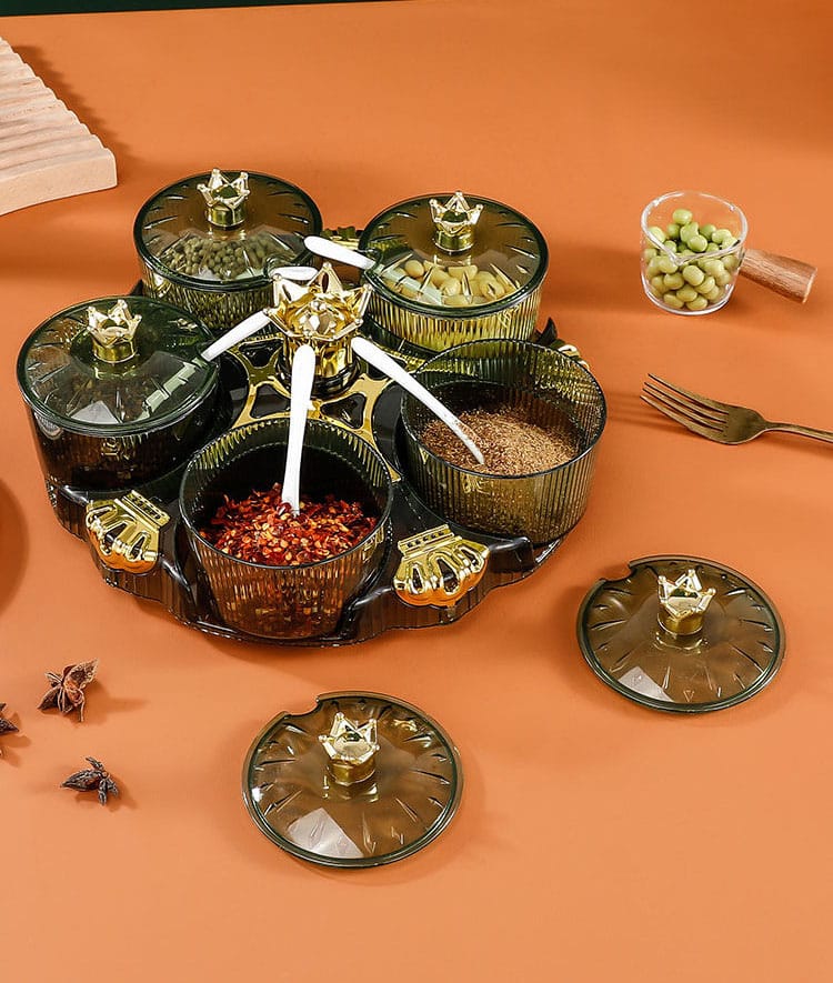 New Luxury Rotating Dry Fruit Dish - All-In-One Store