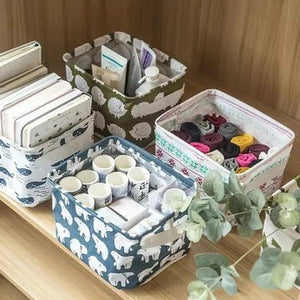 Non Woven Foldable Storage Basket - All-In-One Store