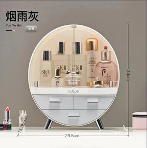 Oval Shaped Cosmetic organizer - All-In-One Store