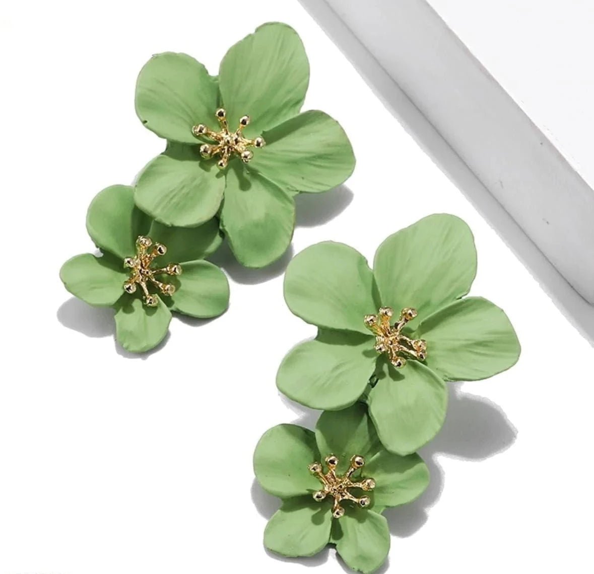 Painted Flower Earrings - All-In-One Store