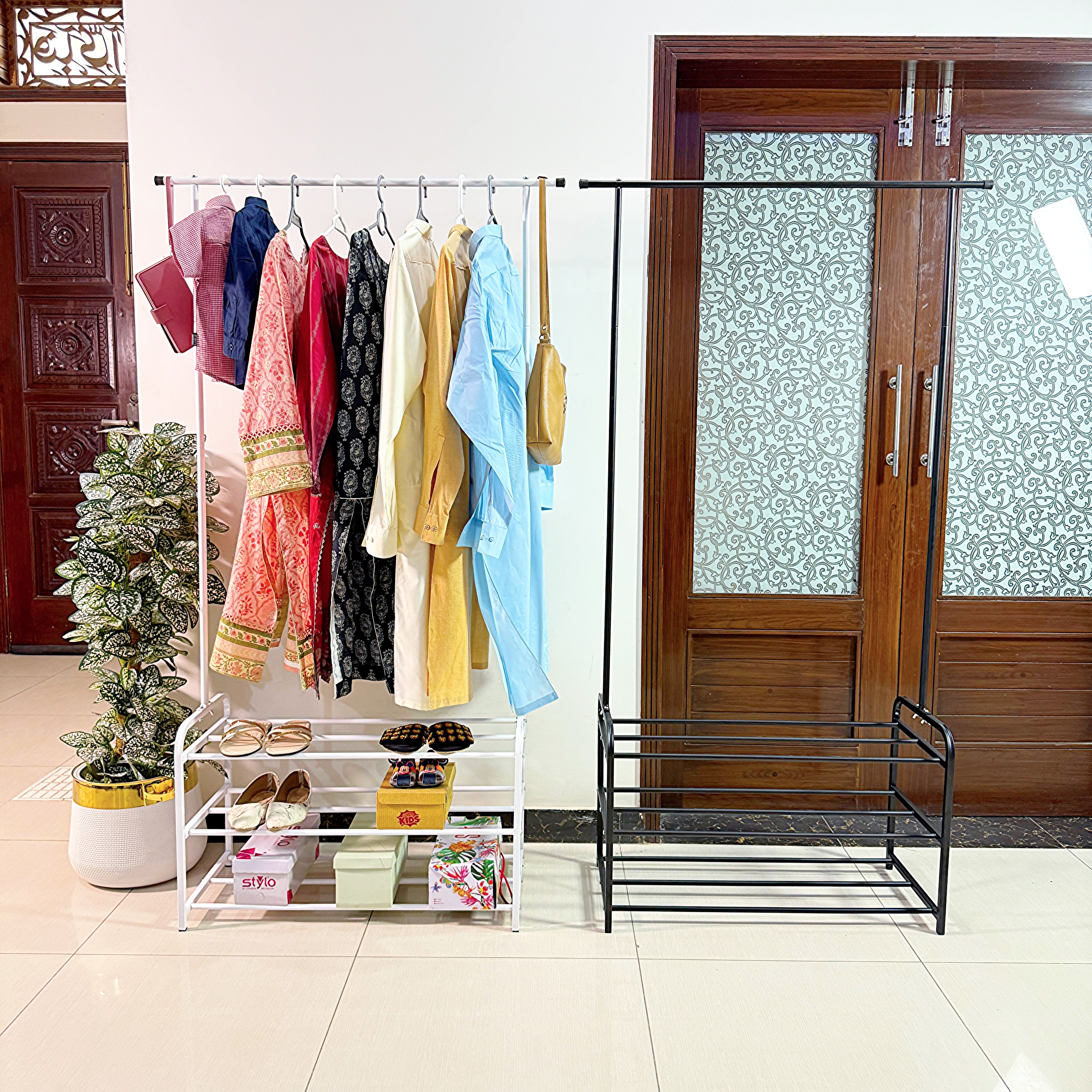 Metal Clothes & Shoes Organizer by Matrix