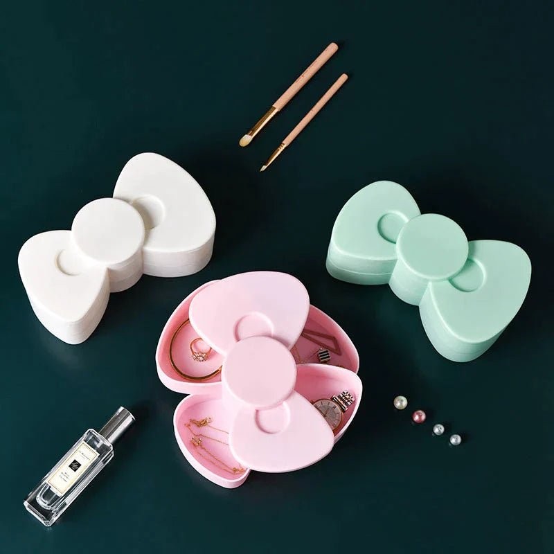 Pink Bow- Storage Box - All-In-One Store