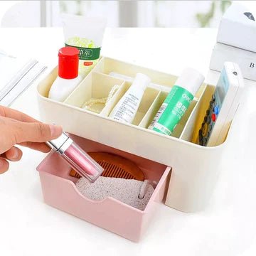 Plastic Cosmetic Storage Box Draw - All-In-One Store