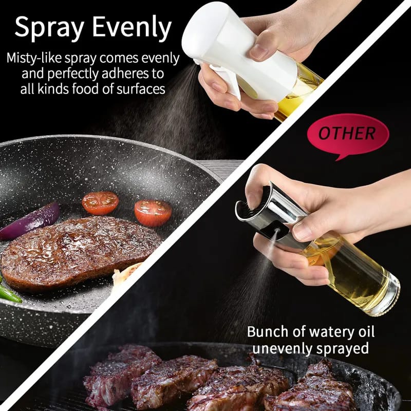 Press-Type Oil Spray Bottle - All-In-One Store