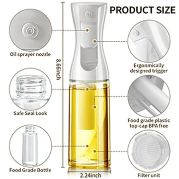 Press-Type Oil Spray Bottle - All-In-One Store