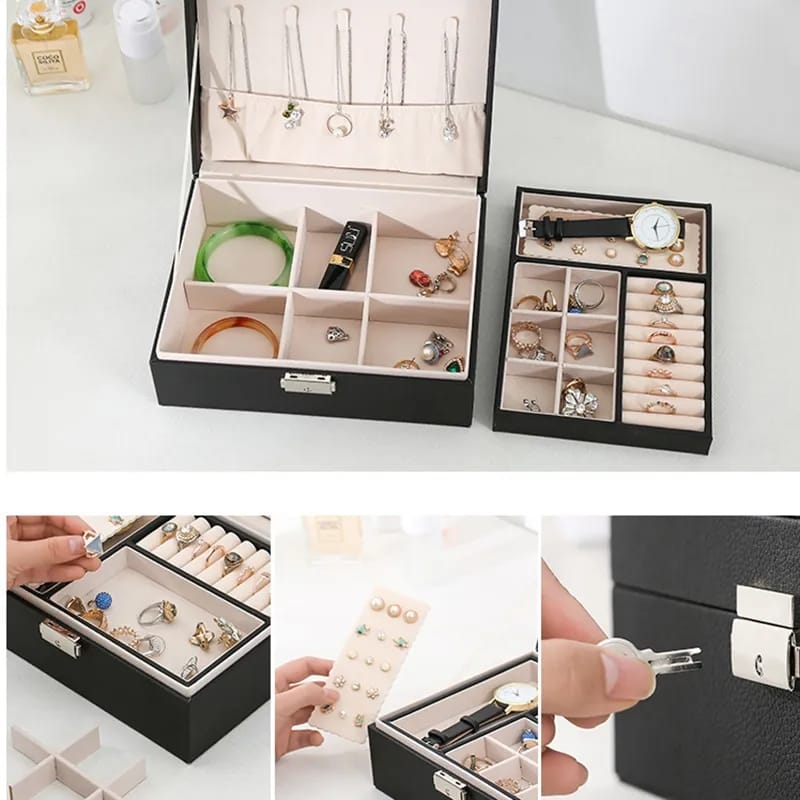 PU Leather Jewellery Organizer - All-In-One Store