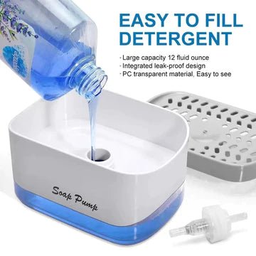 Pump and Clean sponge caddy - All-In-One Store
