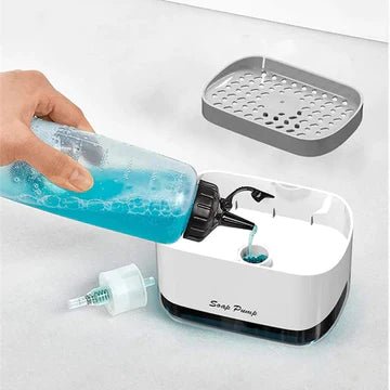 Pump and Clean sponge caddy - All-In-One Store