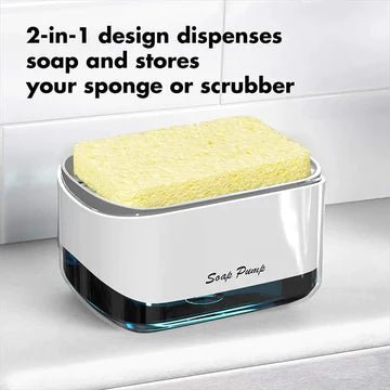 Pump and Clean sponge caddy - All-In-One Store