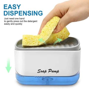 Pump and Clean sponge caddy - All-In-One Store