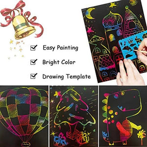 Rainbow Scratch Drawing Book (Pack of 3) - All-In-One Store