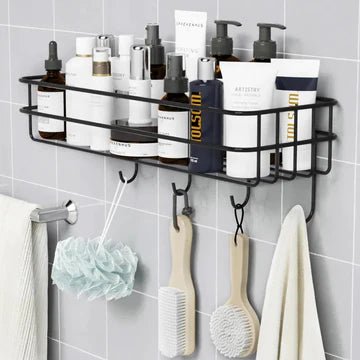 Rectangle Metal Stand With Hooks - All-In-One Store