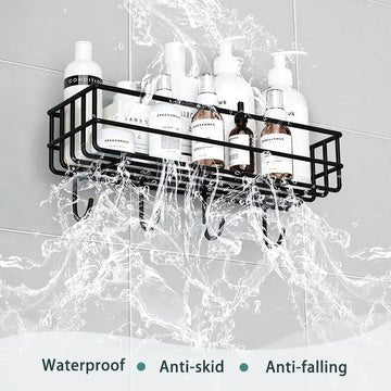 Rectangle Metal Stand With Hooks - All-In-One Store