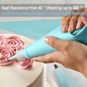 Reusable cake decorating nozzles set with Silicone piping bag - All-In-One Store