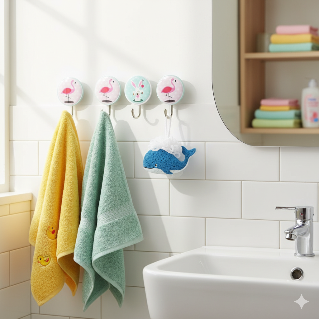 Twinkle & Roundy Cartoon Hooks - Pack of 3