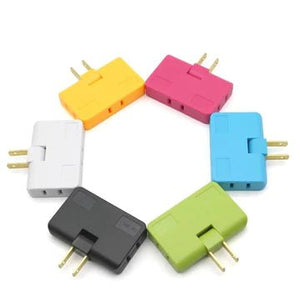 Rotatable plug Adapter 3 In 1 - All-In-One Store