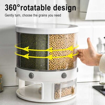 Rotating Dispenser (6 in 1) - All-In-One Store