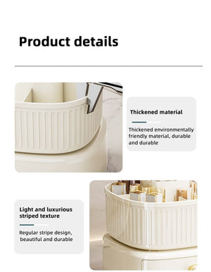 Rotating Vanity Makeup Organizer - All-In-One Store