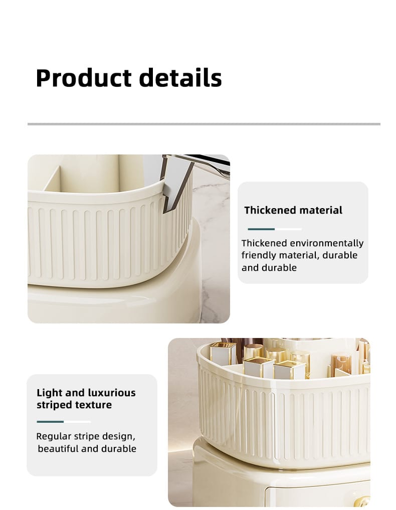 Rotating Vanity Makeup Organizer - All-In-One Store