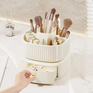 Rotating Vanity Makeup Organizer - All-In-One Store