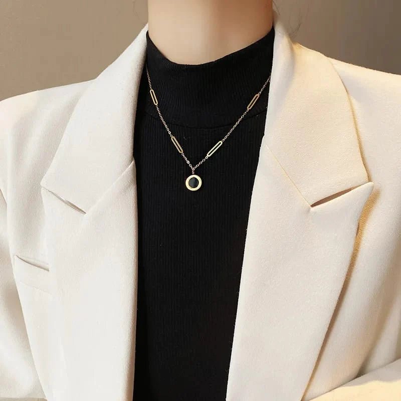 Round Double Sided Necklace - All-In-One Store