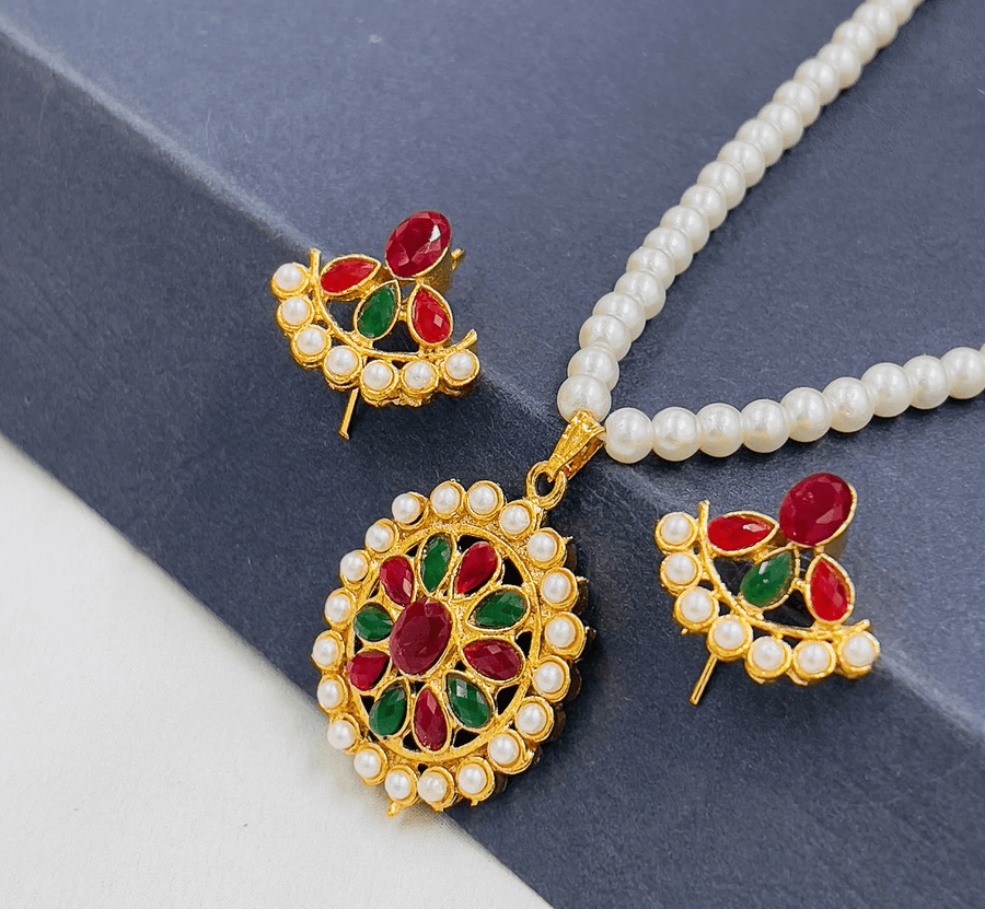 Round Flower Pendant Set - All-In-One Store
