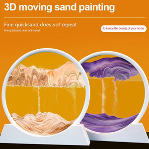 Sandscape Moving Round Glass - All-In-One Store