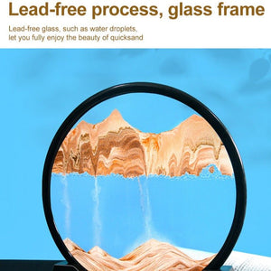 Sandscape Moving Round Glass - All-In-One Store